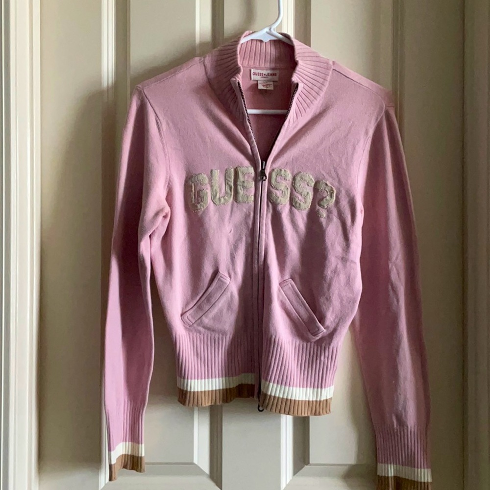 GUESS JEANS Women’s Zip Up Sweater